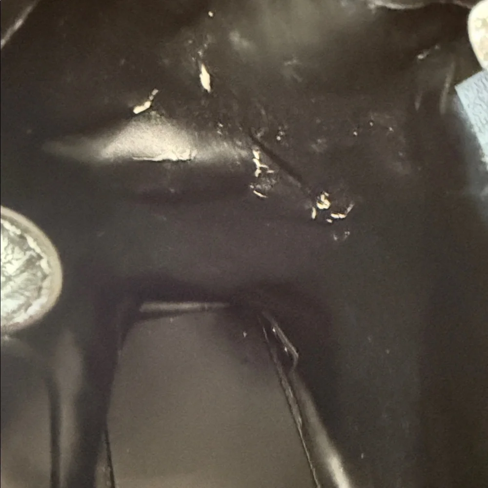 Sergio Gutierrez Liquid Metal black leather backpack Read Description - Picture 7 of 9